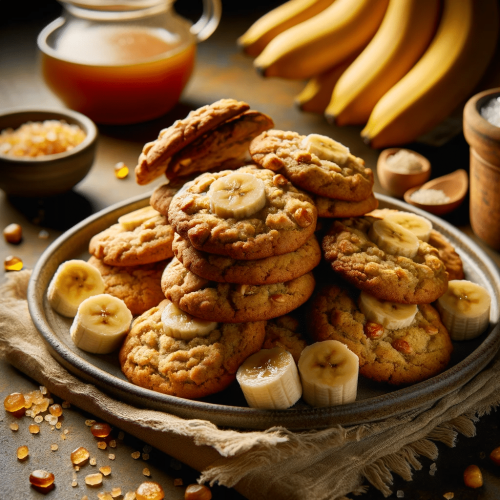 Cookies de Aveia e Banana